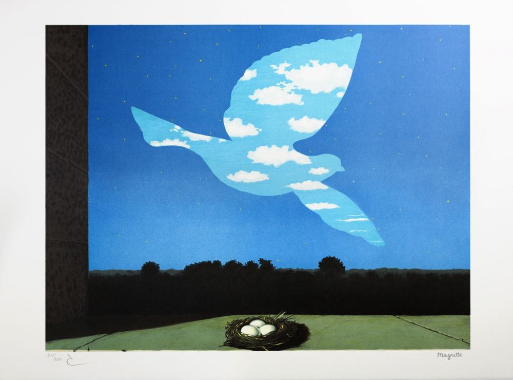 Lithograph Magritte - Le Retour (The Return)