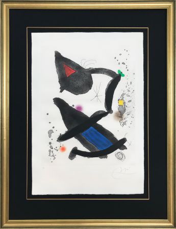 Etching And Aquatint Miró - Le Roi David (King David)
