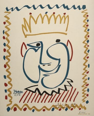 Lithograph Picasso - Le Roi du Carnaval