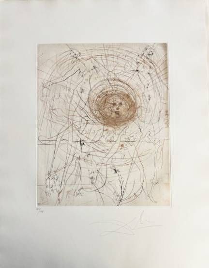 Drypoint Dali - Le Soleil (The Sun)