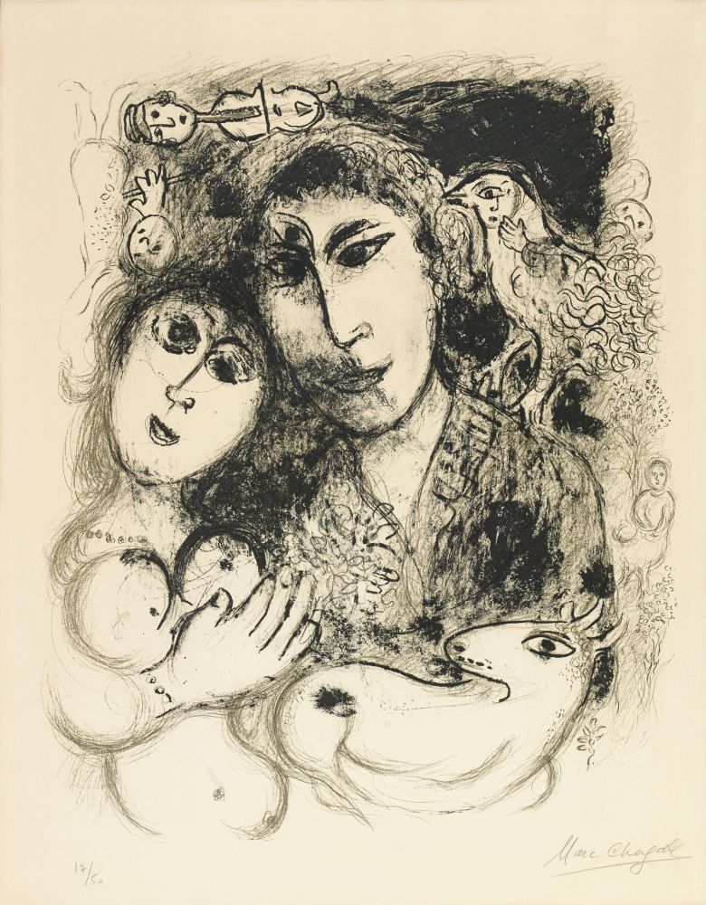 Lithograph Chagall - Le sortilege