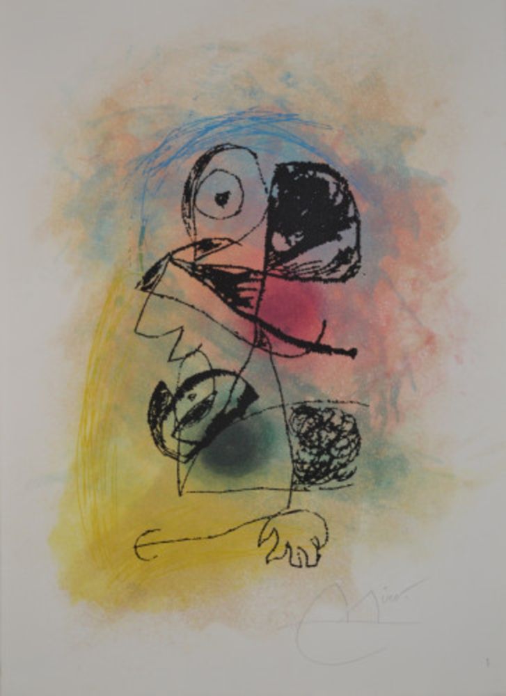 Etching Miró - Le Souriceau - D1026