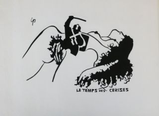 Lithograph Ipousteguy - Le temps des cerises -  mai 1968