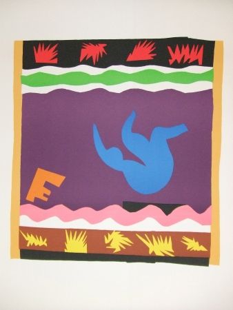 Lithograph Matisse - Le Toboggan