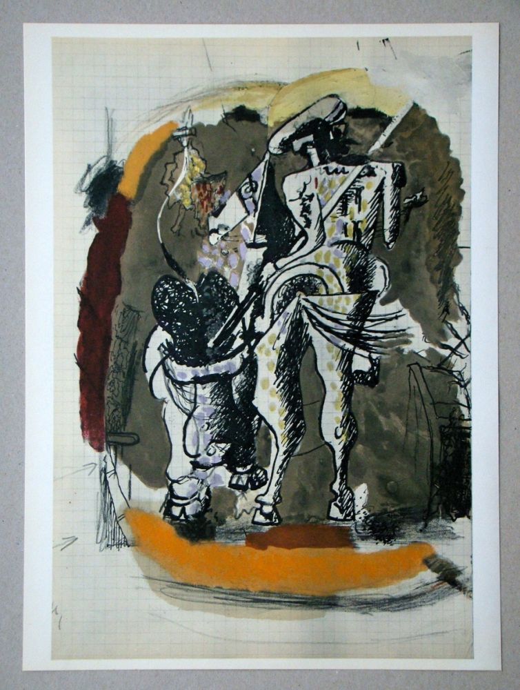 Lithograph Braque (After) - Le Torero