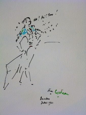 Lithograph Cocteau - Le Torero