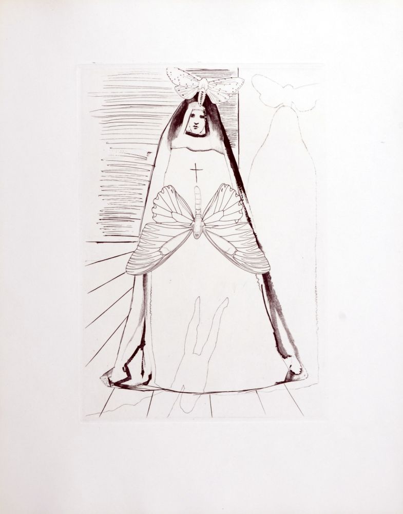 Etching Dali - Le Tricorne, 1958