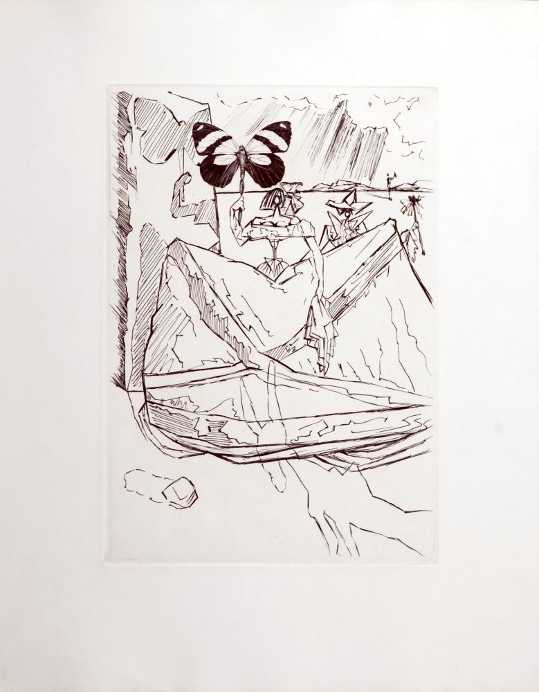 Lithograph Dali - Le Tricorne, 1958