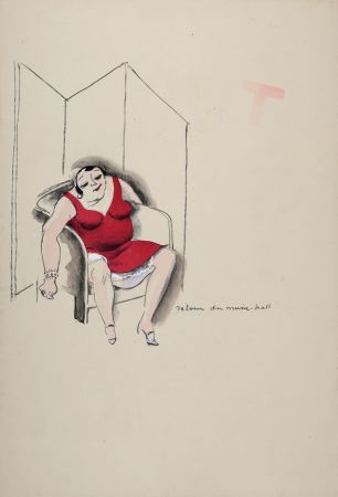 Lithograph Colin - Le Tumulte Noir, C. 1927