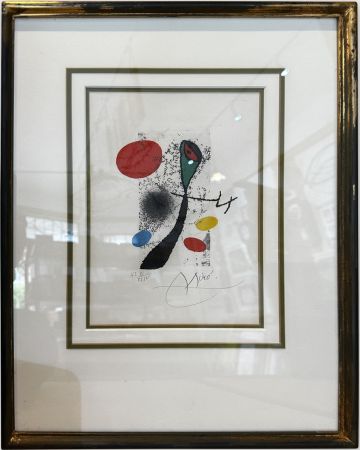 Etching Miró - Le Vent Parmi les Roseaux