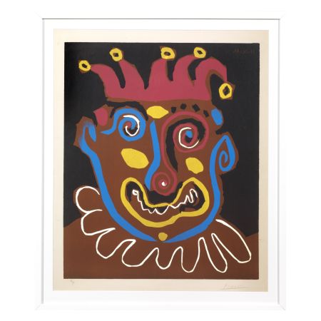 Linocut Picasso - Le vieux Roi