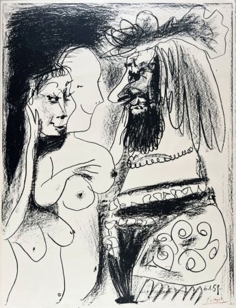 Lithograph Picasso - Le vieux Roi