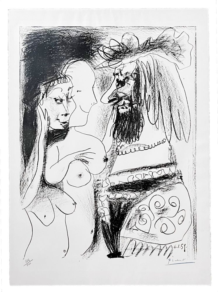 Lithograph Picasso - Le Vieux  Roi     (The Old King)   