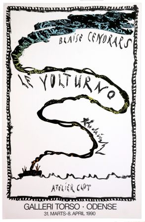 Poster Alechinsky - Le Volturno, Blaise Cendrars, Pierre Alechinsky, 1990
