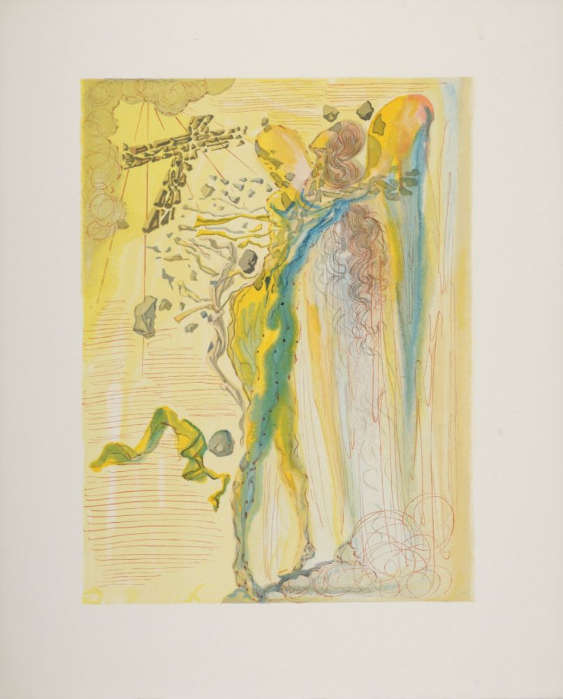 Woodcut Dali - L'Eclat des Corps Glorieux, 1963