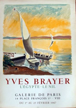 Poster Brayer - L'Egypte  Le Nil