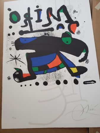 Lithograph Miró - L'elephant