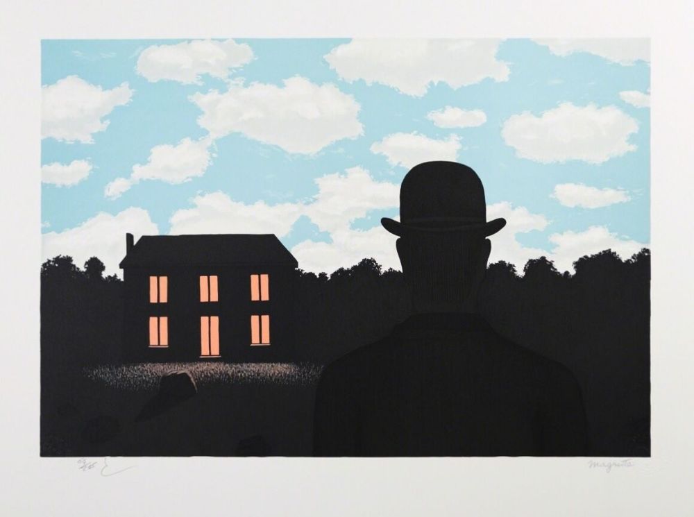 Lithograph Magritte - L'Empire des Lumières