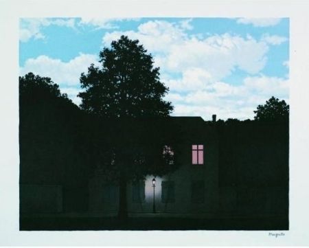 Lithograph Magritte - L'empire des lumières