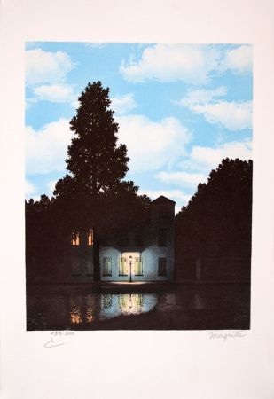 Lithograph Magritte - L’Empire des Lumières - The Empire of Light