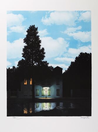 Lithograph Magritte - L’Empire des Lumières (The Empire of Light)