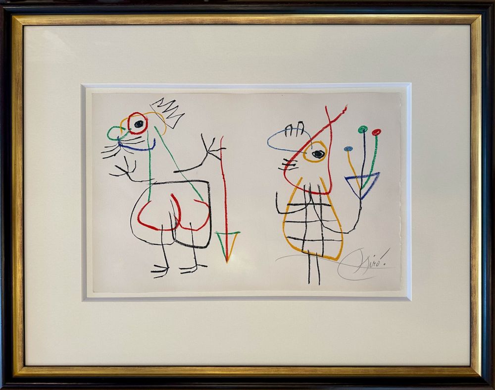 Lithograph Miró - L'Enfance d'Ubu