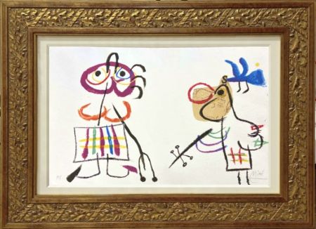 Lithograph Miró - L'enfance d'Ubu