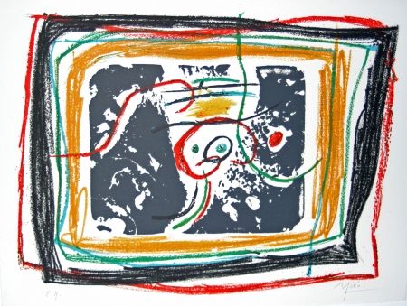 Lithograph Miró - L'enfance d'UBU