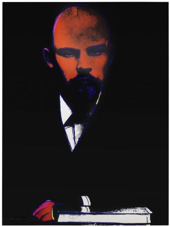 Screenprint Warhol -  Lenin (Black) (FS II.402)