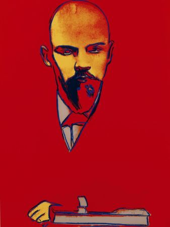 Screenprint Warhol - Lenin (Red) (FS II.403)