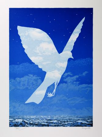 Lithograph Magritte - L’Entrée en scène (The Emergence)