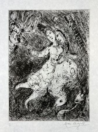 Engraving Chagall - L’envolée