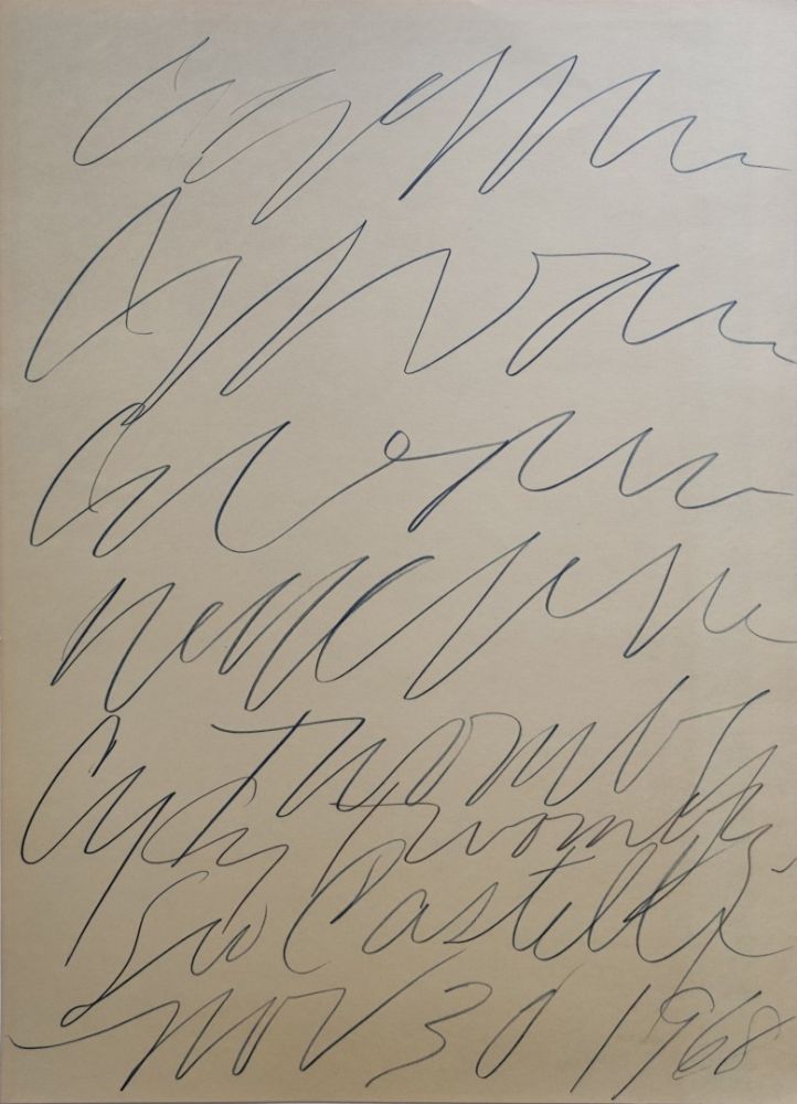 Lithograph Twombly - 