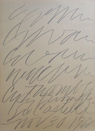 Lithograph Twombly - 