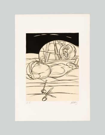 Etching And Aquatint Adami - Leone