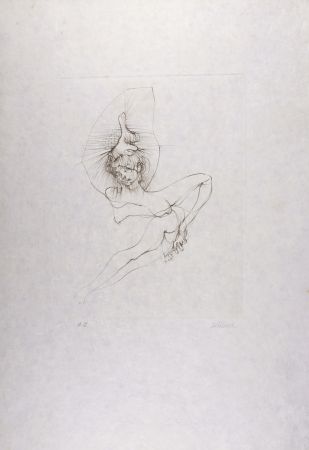 Engraving Bellmer - L'Equilibriste