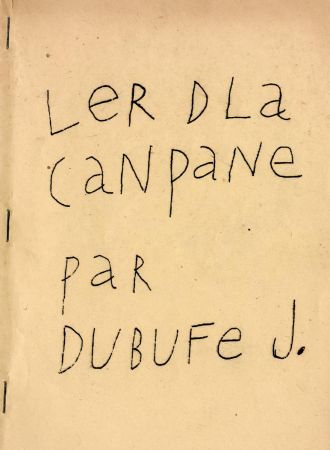 Linocut Dubuffet - Ler dla campane