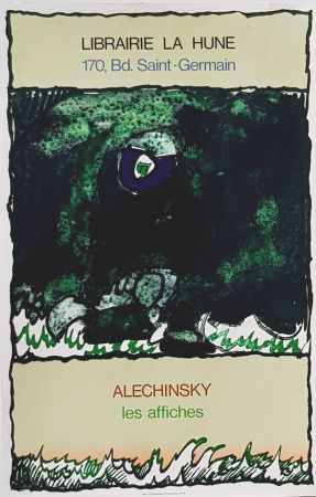 Lithograph Alechinsky - Les Affiches  Librairie  à La Hune