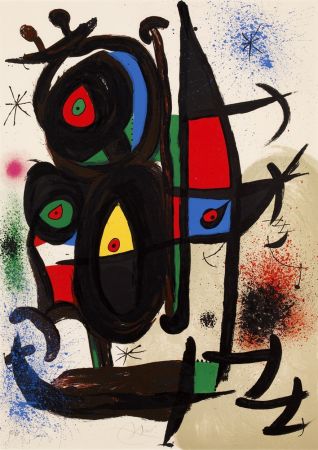 Lithograph Miró - Les Amis du Musée d'Art Moderne de Paris