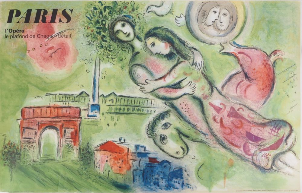 Illustrated Book Chagall - Les amoureux de l'Opéra