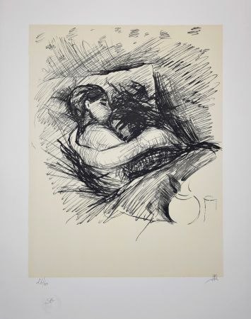 Lithograph Munch - Les Amoureux / Lovers - 1890