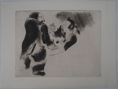 Etching Chagall - Les arrhes