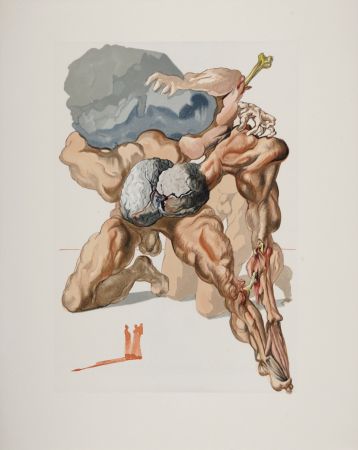 Woodcut Dali - Les Avares et les Prodigues, 1963