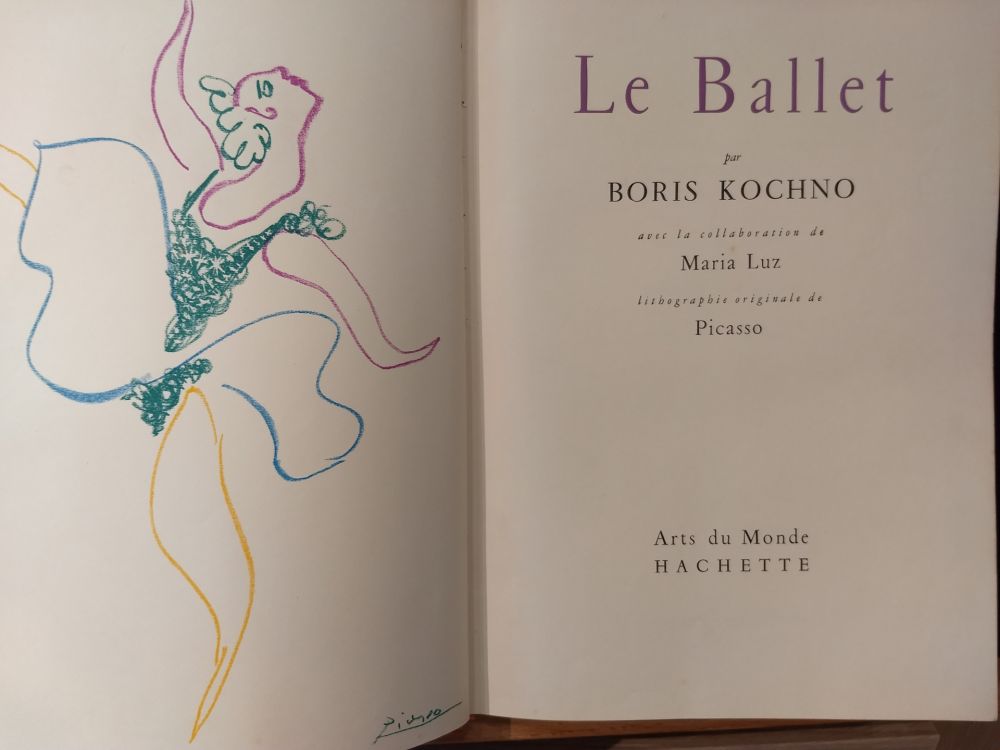 Illustrated Book Picasso - Les Ballet