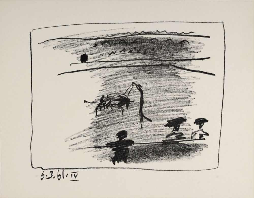 Lithograph Picasso - Les Banderilles, 1961