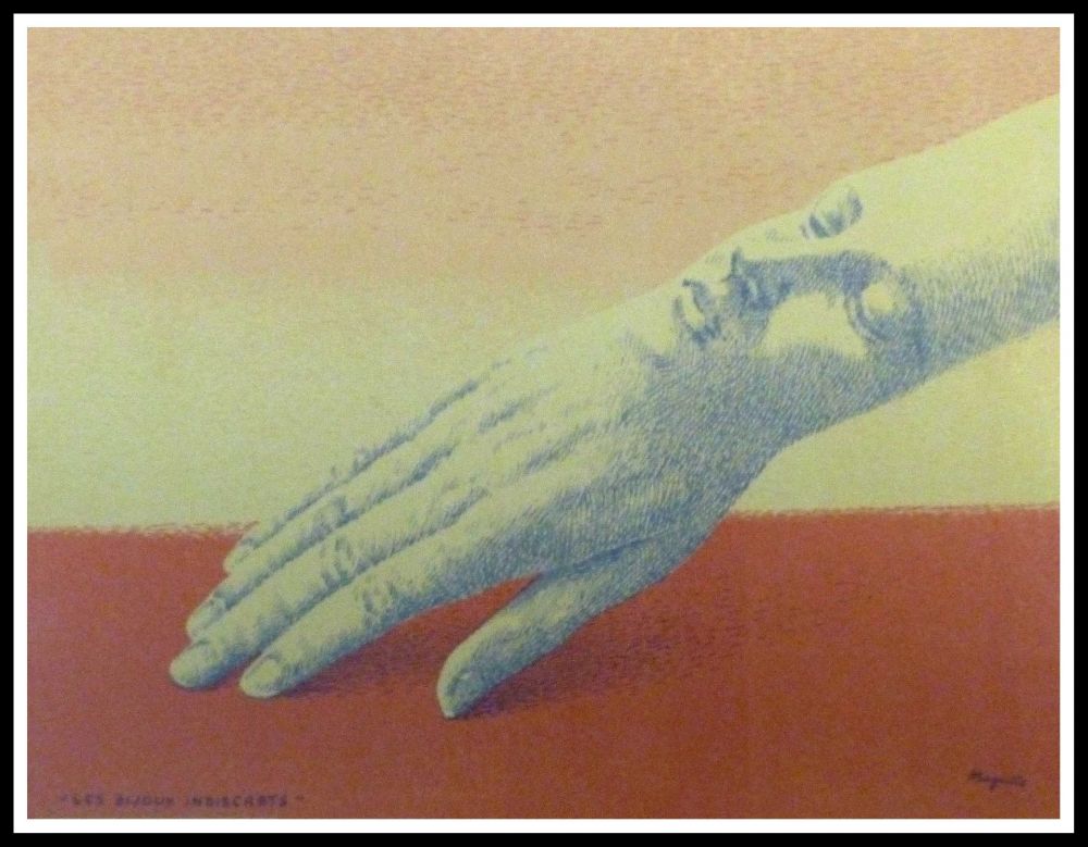 Lithograph Magritte - LES BIJOUX INDISCRETS