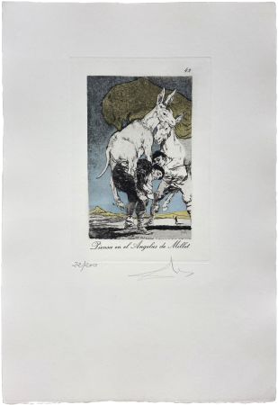Etching Dali - Les Caprices de Goya de Dalí