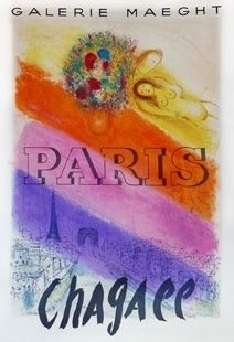 Poster Chagall - Les Champs Elysées