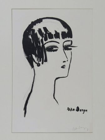 Lithograph Van Dongen - Les cheveux Courts