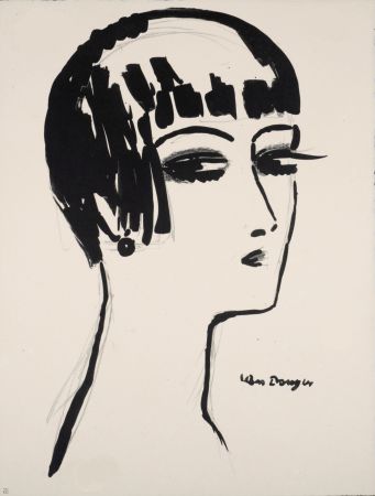 Lithograph Van Dongen - Les Cheveux Courts, 1924 – Deluxe edition!
